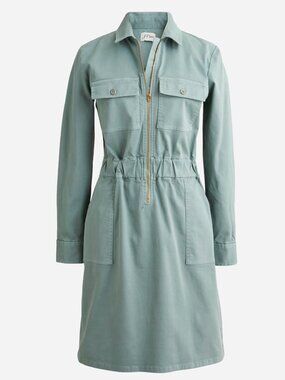 J. CREW BLUE UTILITY DRESS MEDIUM